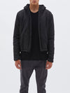 bassike puffer jacket in black