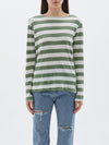 bassike stripe original sailor t.shirt in elm-undyed