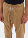 bassike combat pull on pant in stone