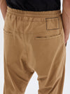 bassike combat pull on pant in stone