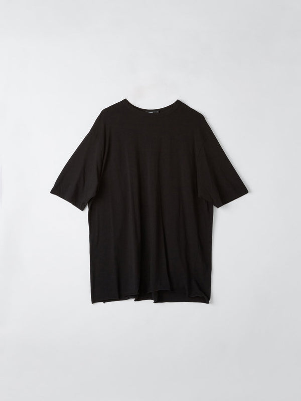 bassike super slouch t.shirt in black