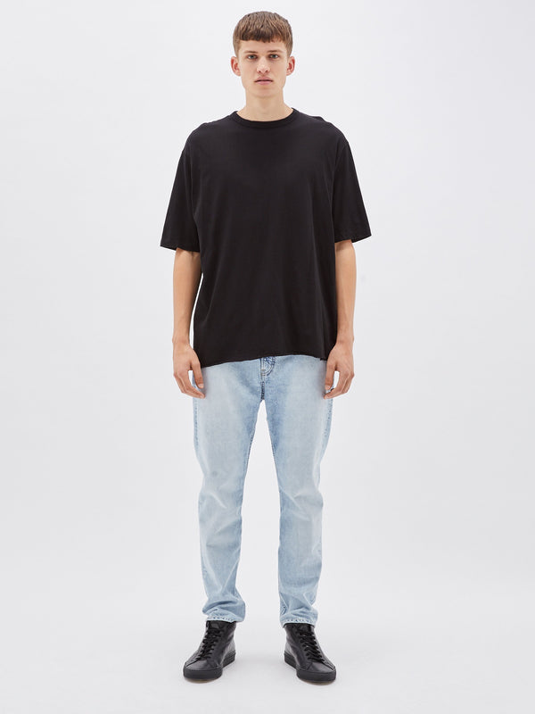 bassike super slouch t.shirt in black