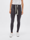 bassike slouch jersey pant lll in washed navy