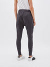 bassike slouch jersey pant lll in washed navy