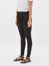 bassike slouch jersey pant lll in black