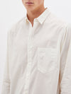 bassike beach shirt in cool-ivory