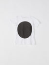 bassike mini classic vintage dot t.shirt in white-w-black-dot