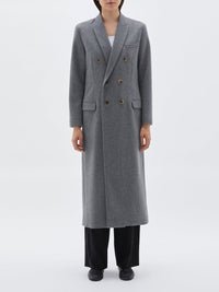 wool felt classic coat