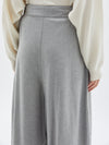 bassike felt culotte in grey-marl