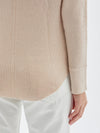 bassike roll neck layering knit in pale-pink