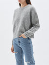 bassike boyfriend knit in grey