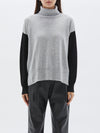 bassike boyfriend knit in grey