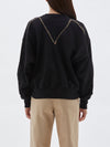 bassike classic crew sweat in black