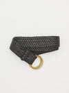 wide braided leather belt