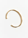 bassike anna beck small wavy cuff in gold