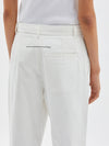 bassike slouchy boyfriend chino in stone