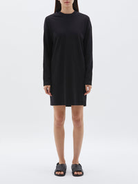 dbl jsy boxy l/s t.shirt dress