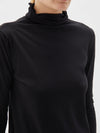 fitted funnel neck l/s t.shirt