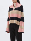 stripe chunky oversized knit