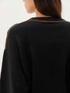 batwing cashmere crew knit