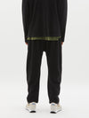 waffle slouch jersey pant