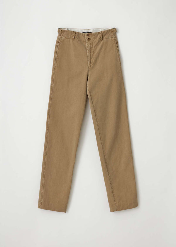 brushed cotton utility pant