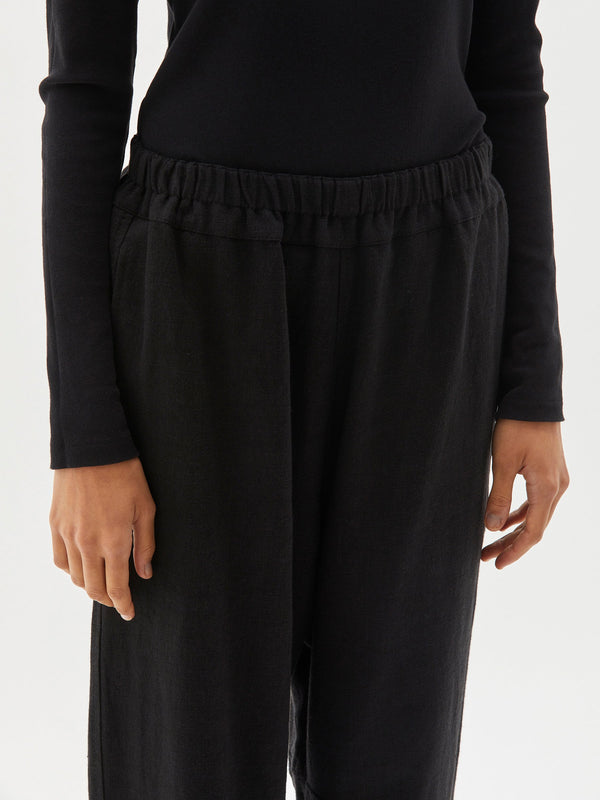 wool linen voluminous pant