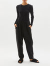 wool linen voluminous pant