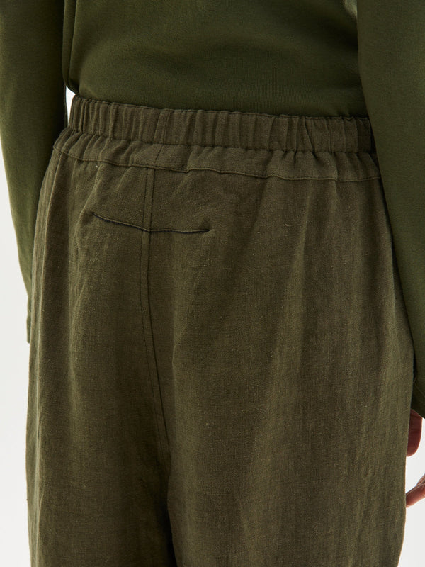 wool linen voluminous pant