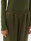 wool linen voluminous pant