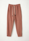 stretch twill track pant