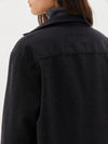 wool felt overshirt