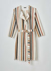 textured stripe cotton jacket