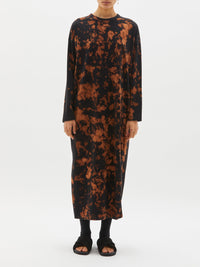 wide htg l/s t.shirt dress