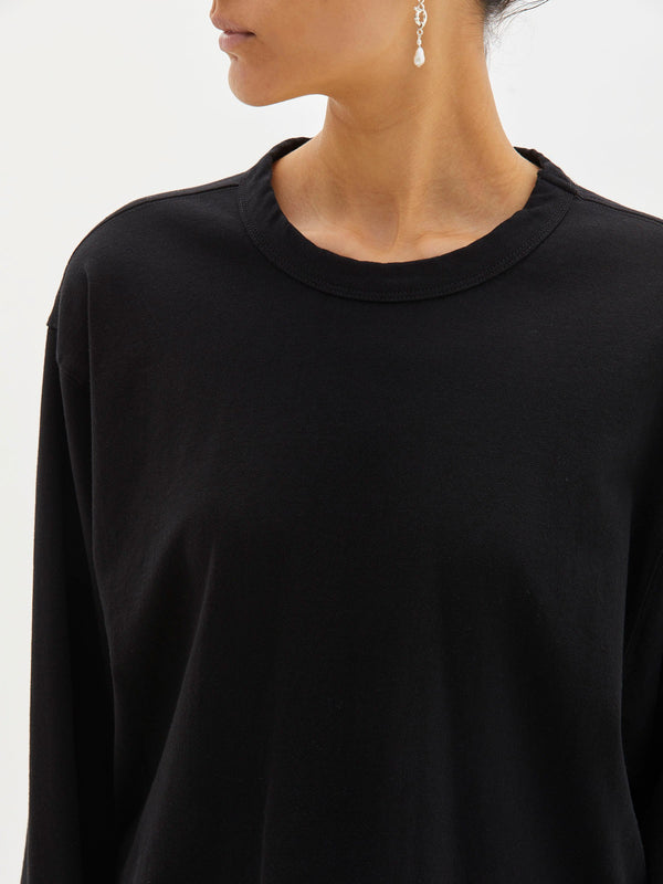 double jersey boxy l/s t.shirt