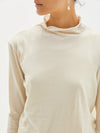 layering raised neck t.shirt