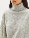 melange batwing turtleneck