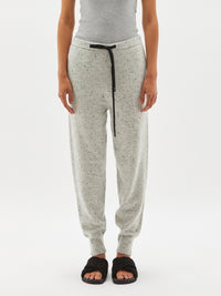 melange knit trackpant