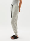 melange knit trackpant