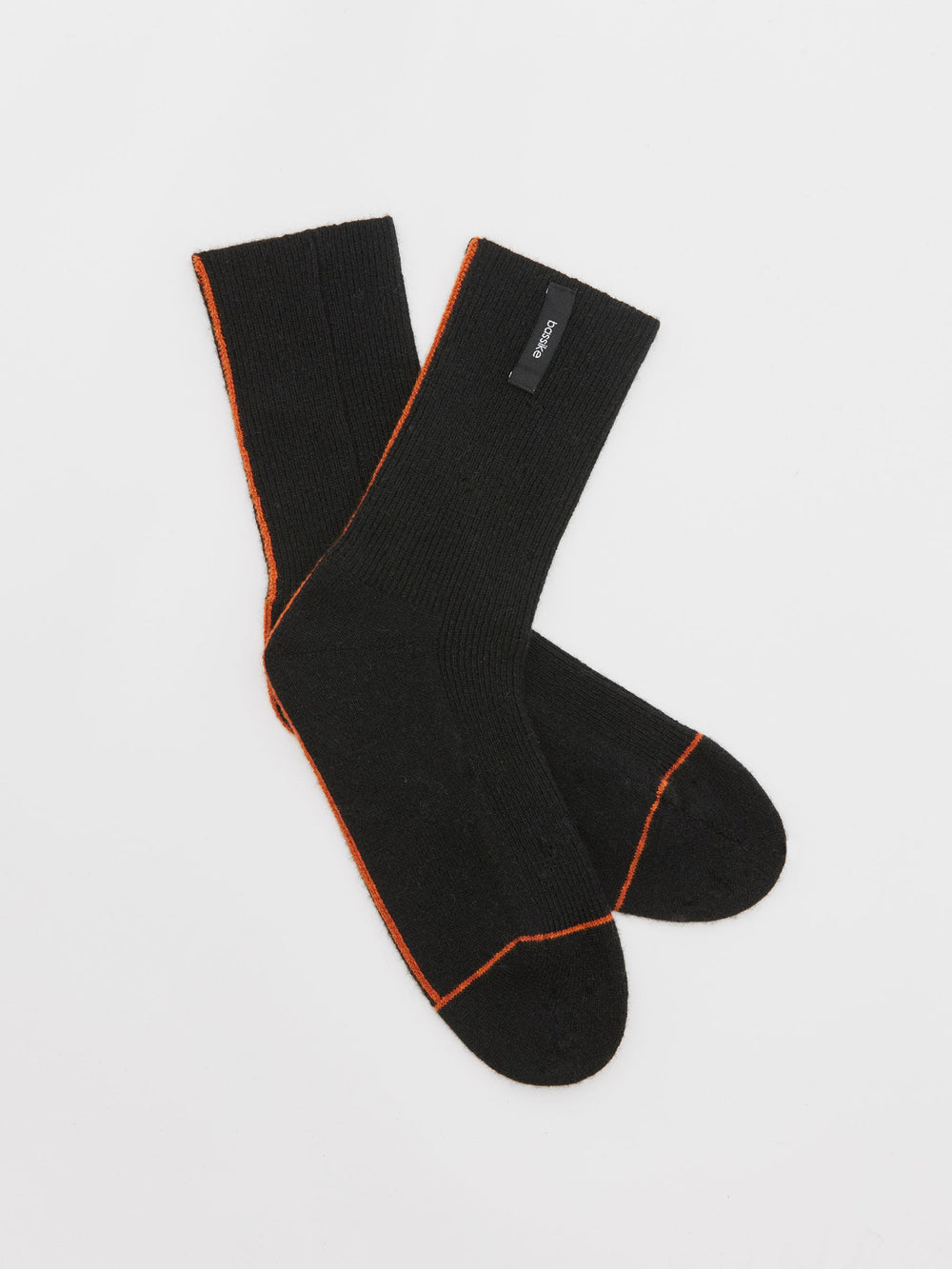 contrast cashmere stripe sock