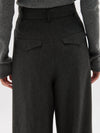 tailored pleat front pant