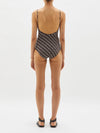 printed scoop front one piece