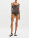 printed scoop front one piece