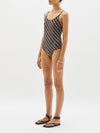 printed scoop front one piece