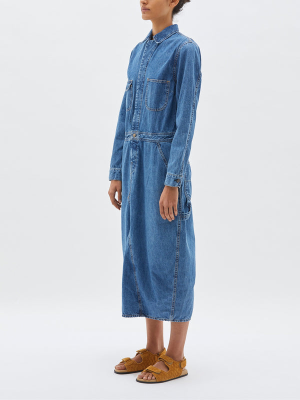 denim jumpsuit dress