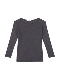 mini rib layering long sleeve t.shirt