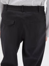 bassike tailored pant in black