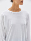 heritage scoop hem long sleeve t.shirt