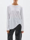 heritage scoop hem long sleeve t.shirt