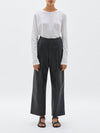 heritage scoop hem long sleeve t.shirt